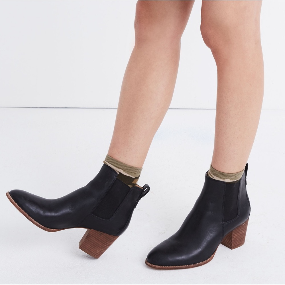 Madewell The Regan Boot | Black Leather